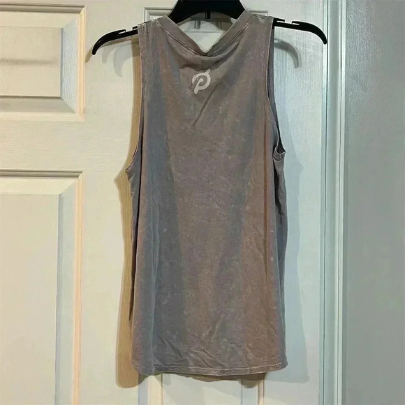 Peloton Women's XS Gray Sleeveless Flow Muscle Tank Casual Summer Top - Picture 6 of 6